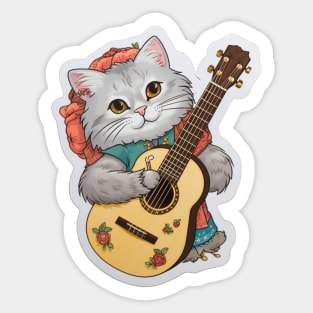 Cat Rocker - Long live the music! Sticker